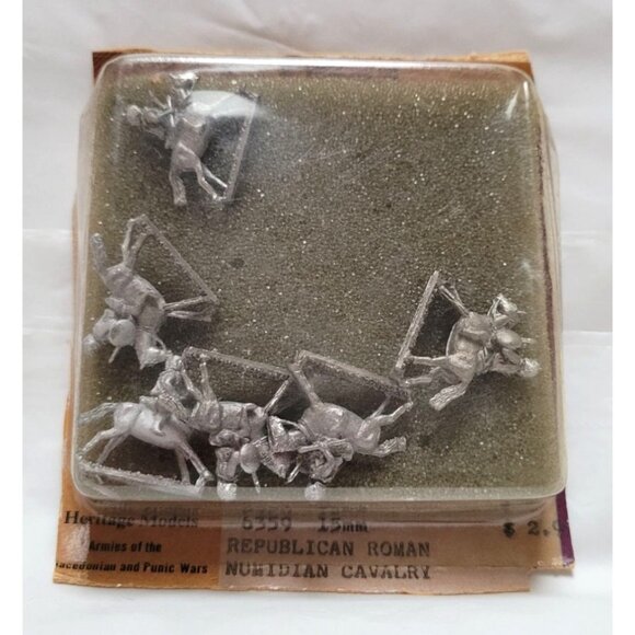 Macedonian & Punic War 15mm Republican Roman Numidian Cavalry Mini Figs #6359 - Picture 2 of 8